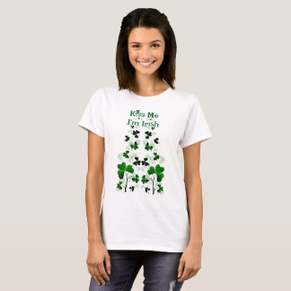 shamrock t-shirt - kyss mig, jag är irländare