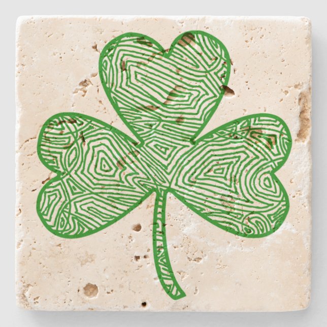 Shamrock (tända), underlägg sten (Framsidan)