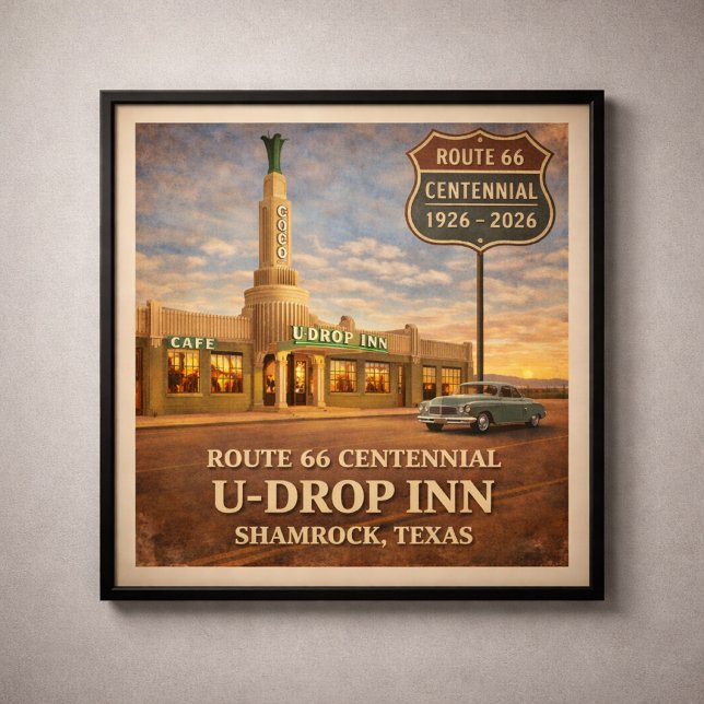 Shamrock Texas Route 66 Inn Poster (Skapare uppladdad)