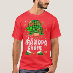 Shamrock The Grandpa Gnome Funny St patricks day M T Shirt