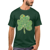Shamrock Three Löv Klöver St patricks day 2025