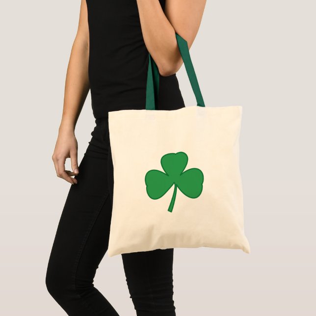 Shamrock Tote Bag Tygkasse (Framsida (produkt))