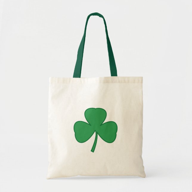 Shamrock Tote Bag Tygkasse (Framsidan)