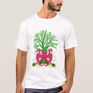 Shamrock Träd Leprechaun T Shirt