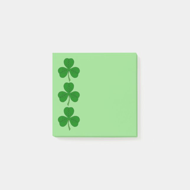 Shamrock Trio Post-it Block (Framsida)