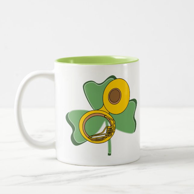 Shamrock Tuba Två-Tonad Mugg (Vänster)