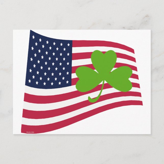 Shamrock-USA Vykort (Framsida)