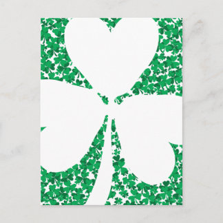 Shamrock-utsnitt Vykort
