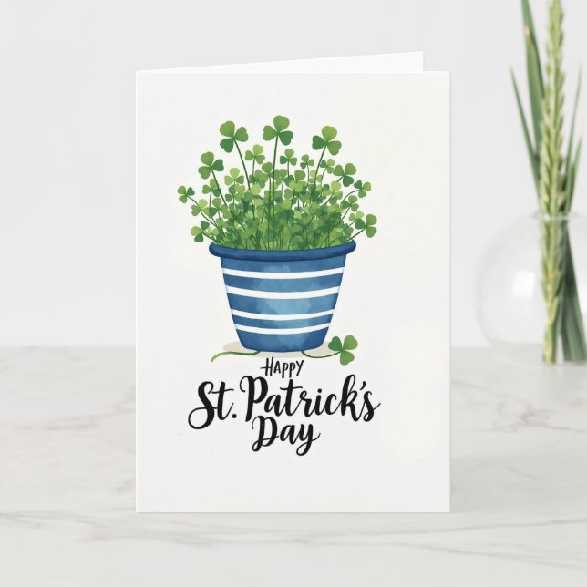 Shamrock Vårkort Kort (Framsida)