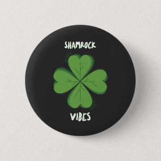 Shamrock Vibes Four-Leaf Clover St. Paddy's Day Knapp