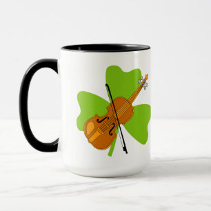 Shamrock Violin Mugg