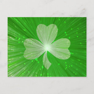 Shamrock-vykort Vykort