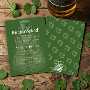 Shamrockad St Patricks Day-fest Inbjudan