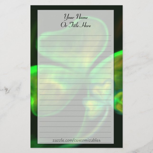 Shamrockbrevpapper Brevpapper (Framsida)