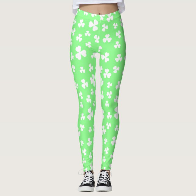 Shamrockdamasker Leggings (Framsida)