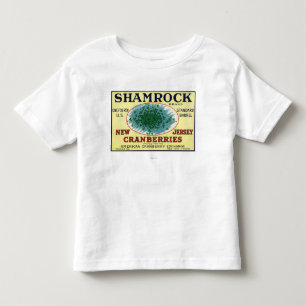 Shamrocken brännmärker Cranberryetiketten Tee Shirt