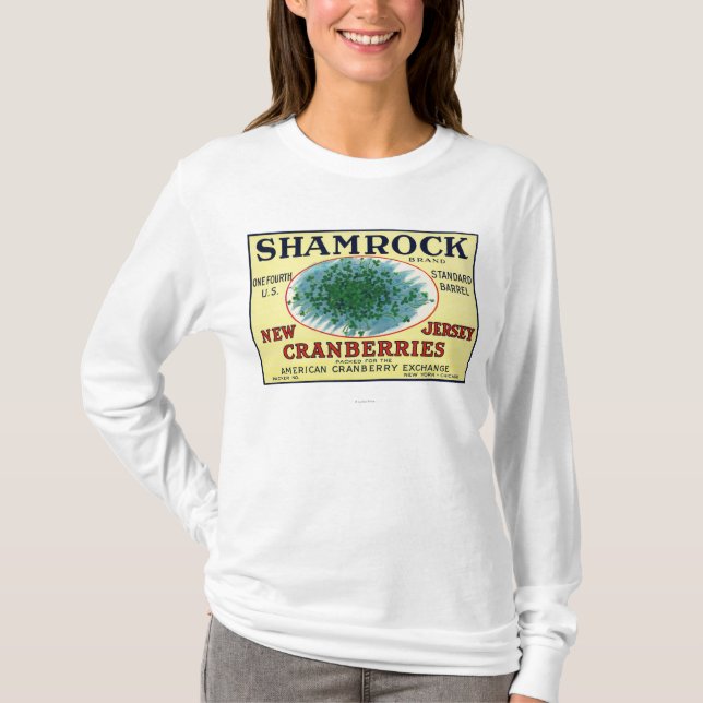 Shamrocken brännmärker Cranberryetiketten Tröja (Framsida)