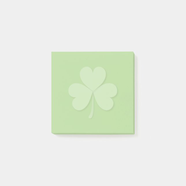 Shamrocken postar det post-it block (Framsida)