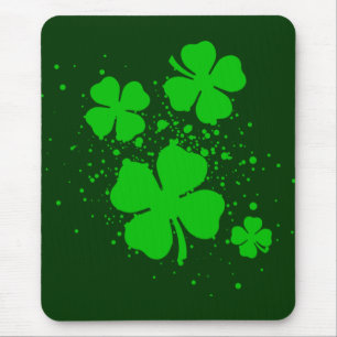 Shamrocken stänker musmatta