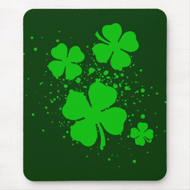 Shamrocken stänker musmatta (Framsidan)