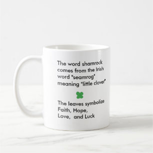 Shamrockhistoria - mugg