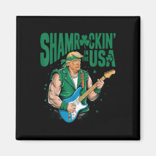 Shamrockin i USA, underbara sanna patricks Magnet