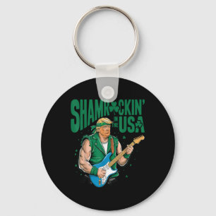 Shamrockin i USA, underbara sanna patricks Nyckelring