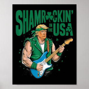 Shamrockin i USA, underbara sanna patricks Poster