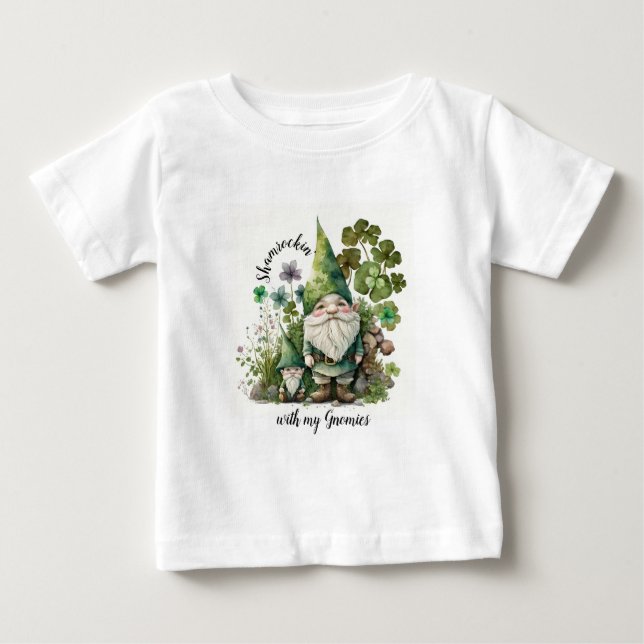Shamrockin med mina Gnomies T Shirt (Framsida)