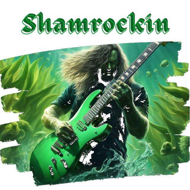 Shamrockin på St patrick's day T Shirt (Skapare uppladdad)