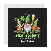 Shamrocking med My Gnomies Funny St. Patrick's