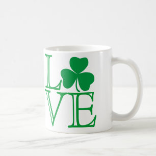 Shamrockkärlekmugg Kaffemugg