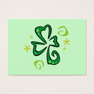 Shamrockklöver Visitkort
