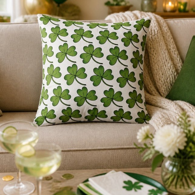 Shamrockkudde Kudde (Skapare uppladdad)