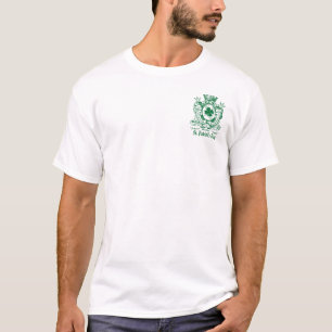 Shamrocklag av armvapensköldSts Patrick skjortor T Shirt
