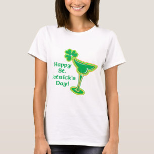 Shamrockmargarita med hälsning tee