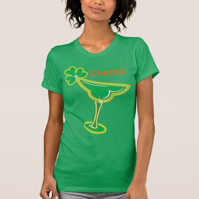 Shamrockmargaritajubel! T-shirt (Framsida)