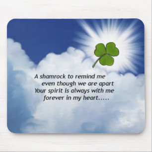 Shamrockminnesmärke Musmatta