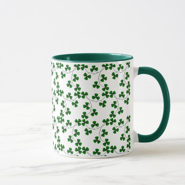 Shamrockmönstermugg Mugg (Höger)
