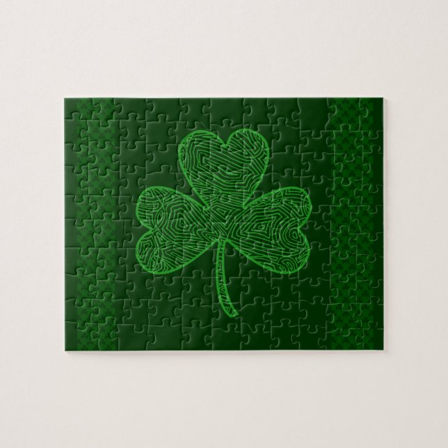 Shamrockpussel Pussel (Horisontell)