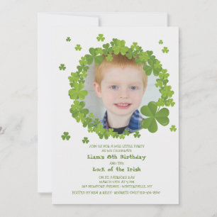 Shamrockraminbjudan Inbjudningar