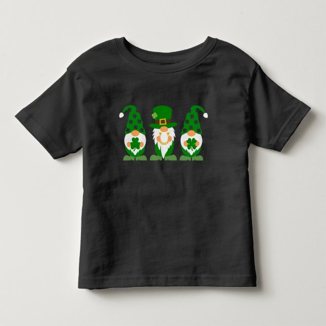 Shamrocks - A Touch of Irish Tur 🍀 T Shirt (Framsida)