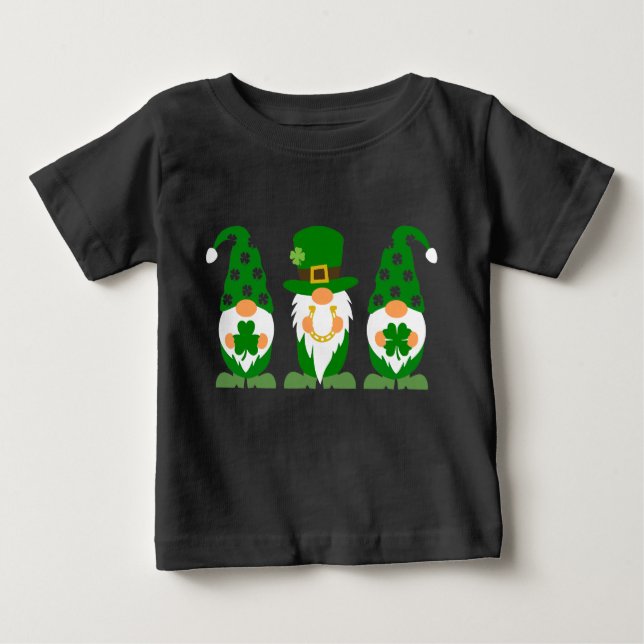 Shamrocks - A Touch of Irish Tur 🍀 T Shirt (Framsida)