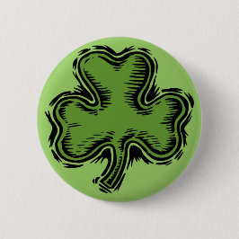 Shamrocks av Irland knäppas Knapp