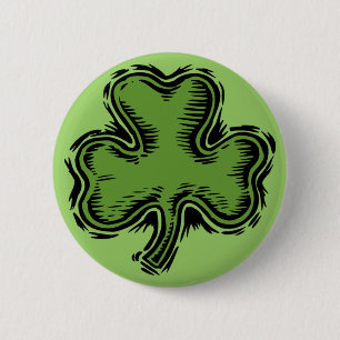 Shamrocks av Irland knäppas Knapp