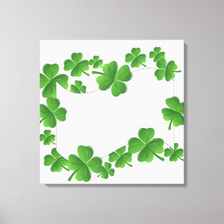 Shamrocks Canvastryck