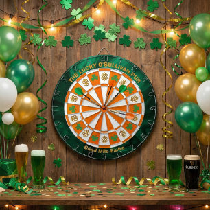 Shamrocks & Celtic Knots Irländsk Pub  Darttavla