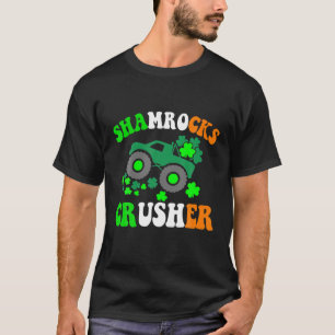 Shamrocks Crusher Lastbil Driving Shamrock St. Pat T Shirt
