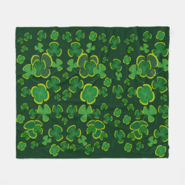 Shamrocks Fleece Blanket