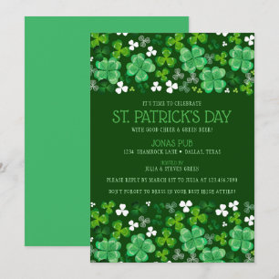 Shamrocks Galore St. Patrick's Day Party Inbjudan